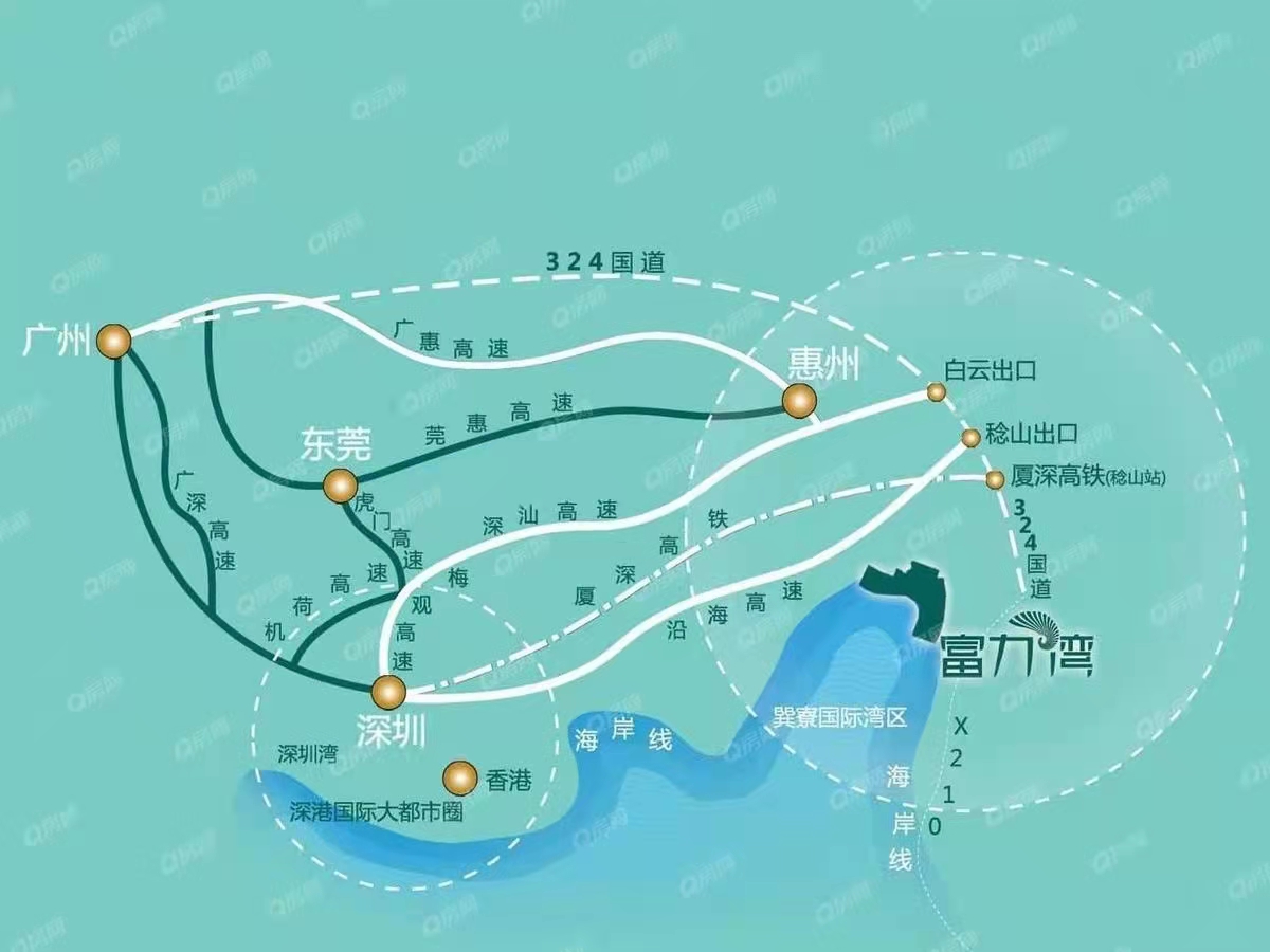 富力湾，富茂海滨城均价7000元/平