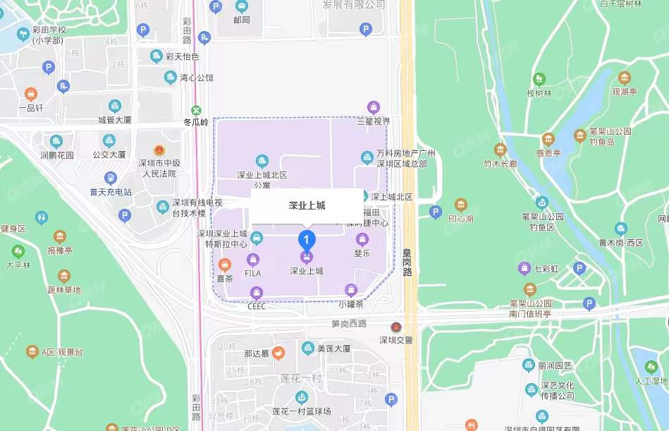 深业上城研发大厦，深圳上城南区-均价200元/平