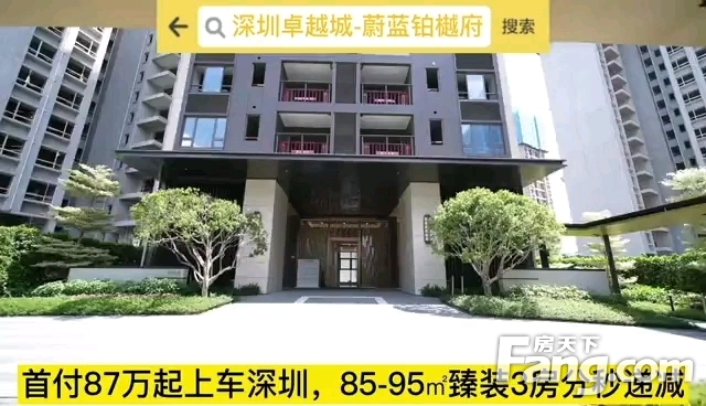 在后海中心区域相继开发了卓越蔚蓝海岸
