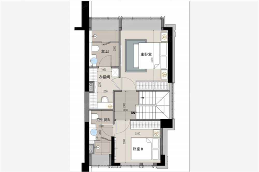 龙华金茂府4室2厅3卫160000元/平