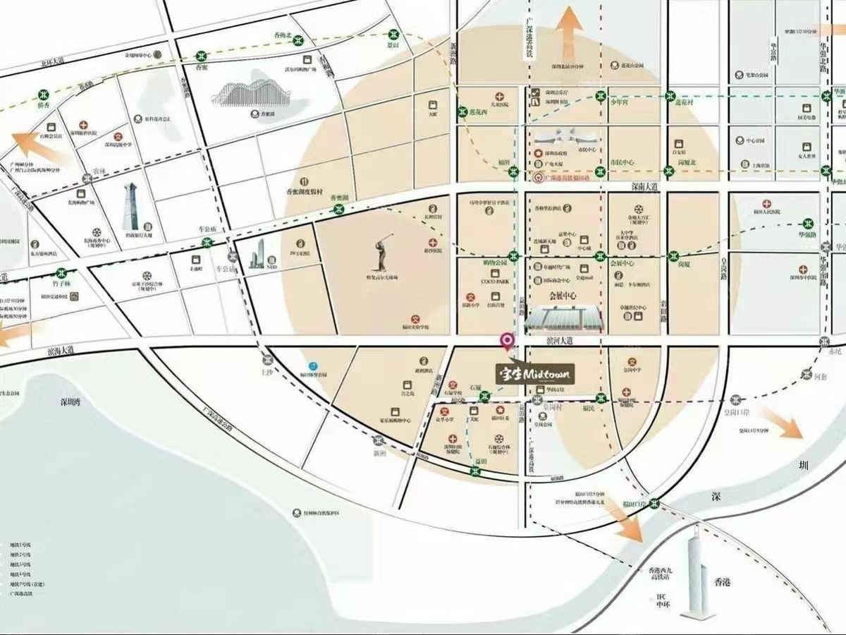 宝生Midtown，宏欣豪园-均价180000元/平