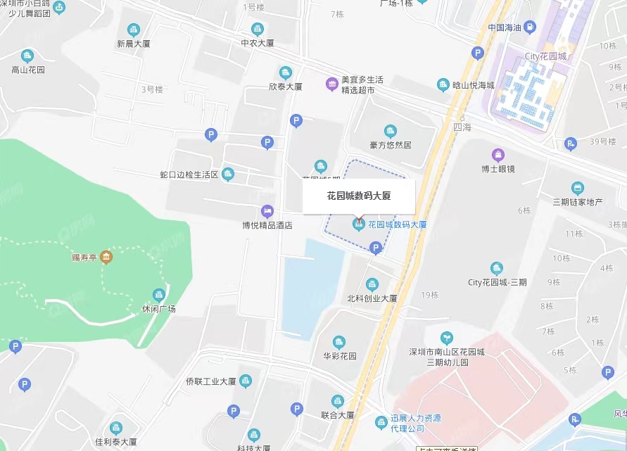 花园城数码大厦-均价125元/平
